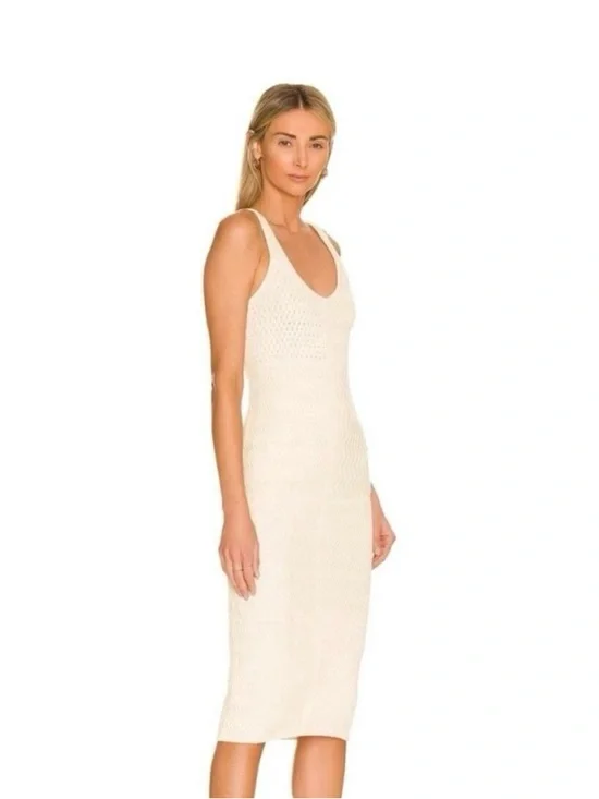 House of Harlow 1960 Cream
Knit Double Lined Midi Dress | - Picture 1 of 6